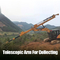 Ormancılık Ekskavatörü Teleskopik Bom uzun erişimli Ağaç Bakım İşleyicisi 25 28 32M Çekme Kolu